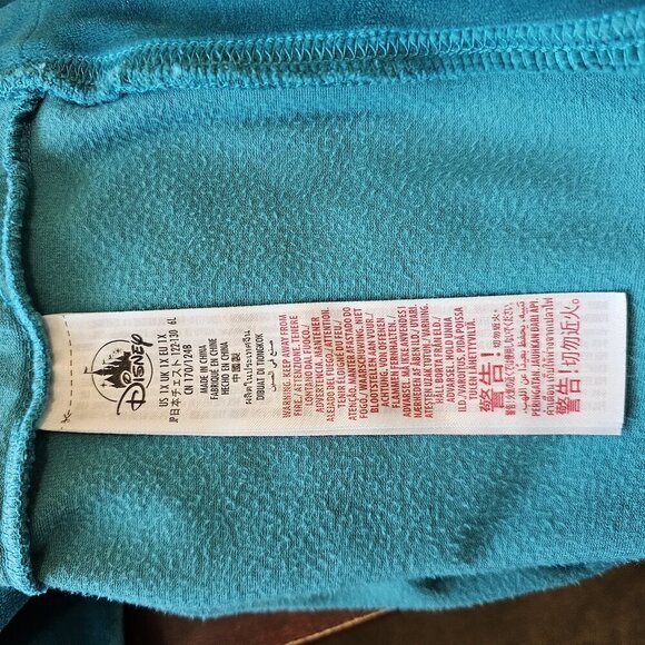 Disney Little Mermaid TROUBLES INTO BUBBLES Drop Shoulder Hooded Sweatshirt 1X - Picture 7 of 12